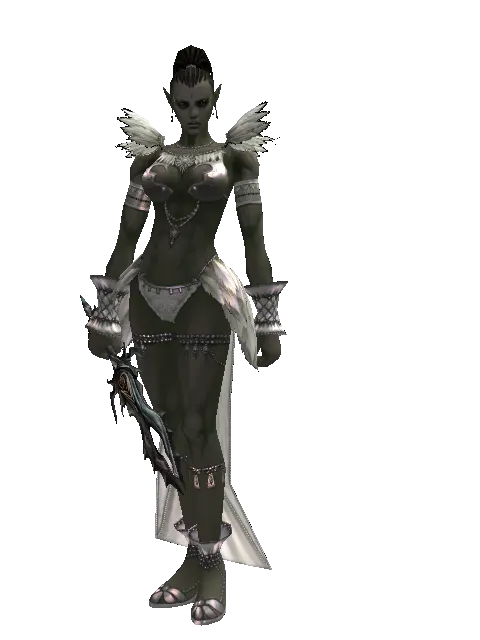 Soul Separator on a female Orc mystic, front view