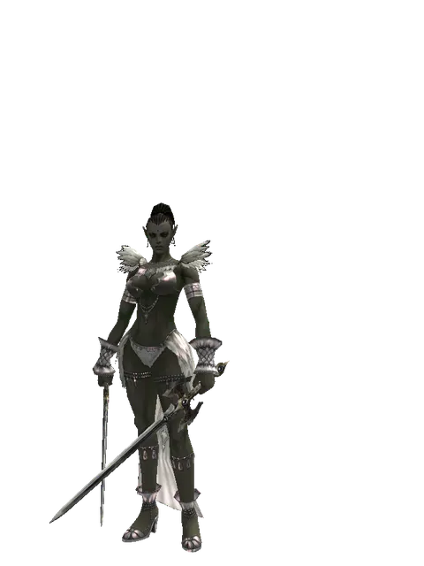 Keshanberk*Keshanberk on a female Orc mystic, front view