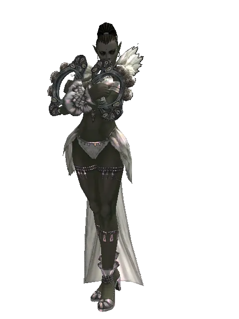 Chrono Unitus on a female Orc mystic, front view