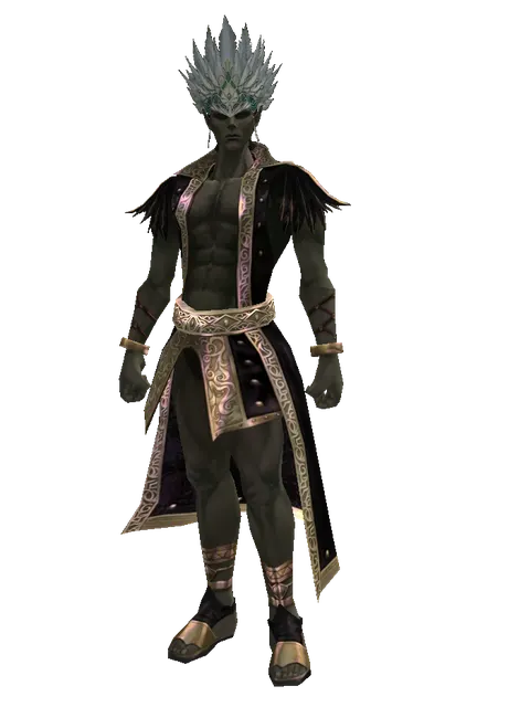 Carnival Circlet (?) on a male Orc mystic, front view