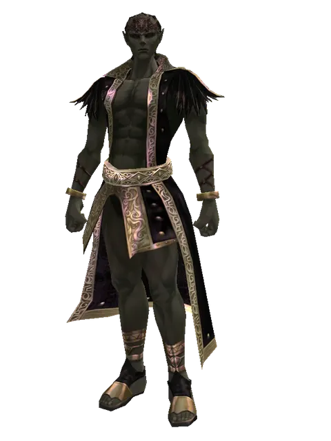 Circlet of Schuttgart on a male Orc mystic, front view