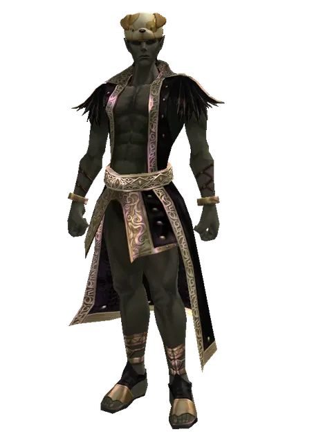 Jindo Hat (?) on a male Orc mystic, front view