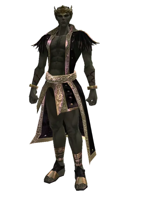 New Aden Circlet (?) on a male Orc mystic, front view