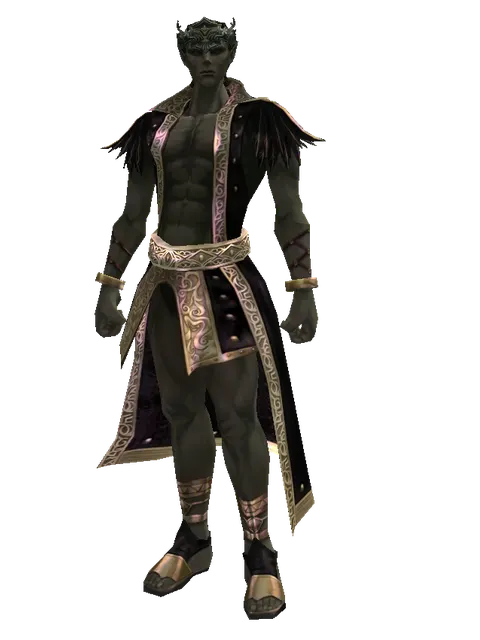 New Rune Circlet (?) on a male Orc mystic, front view