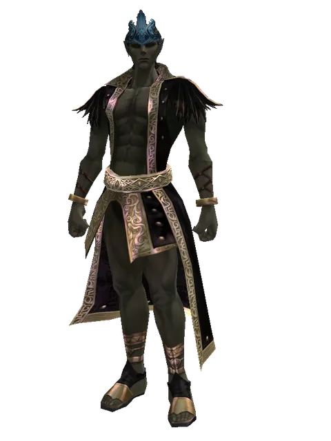 Innadril Circlet of Valor (?) on a male Orc mystic, front view