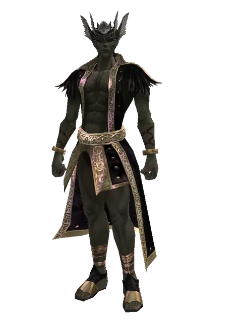 Varka Karm on a male Orc mystic, front view