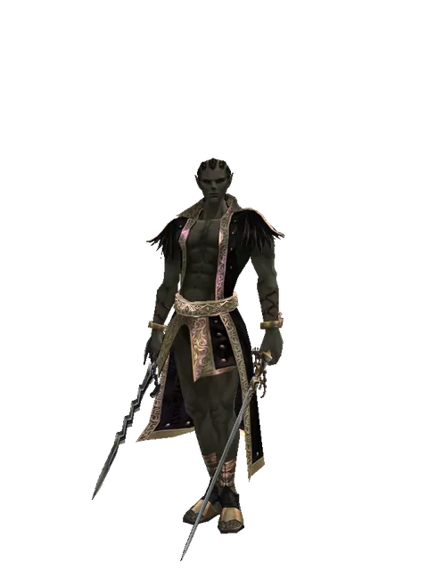 Stormbringer*Raid Sword on a male Orc mystic, front view