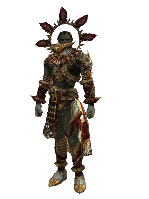 Dynasty Jeweled [Dagger Master] (light armor) on a male Orc mystic, front view