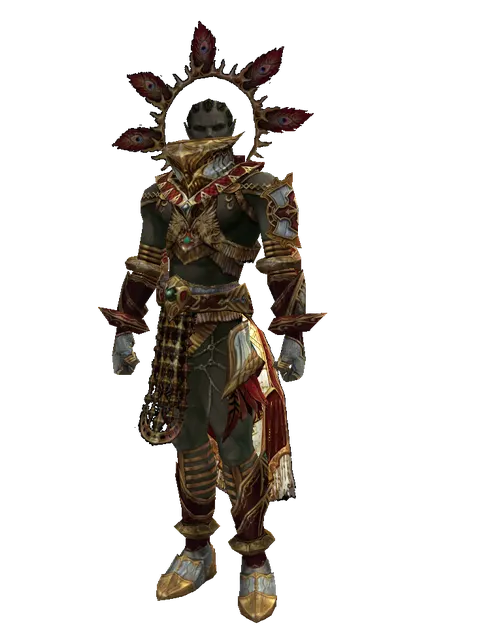 Dynasty Set - Robe on a male Orc mystic, front view