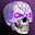 Scull of Death Knight - Purple