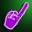 Purple Fan Glove