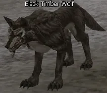 Black Timber Wolf in Lineage 2 Interlude