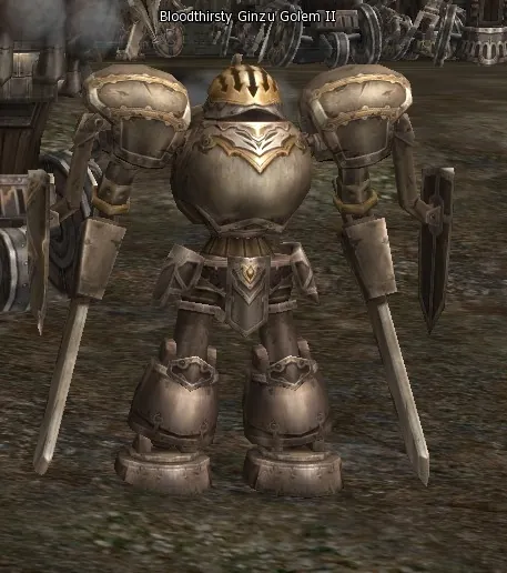 Bloodthirsty Ginzu Golem II in Lineage 2 Interlude