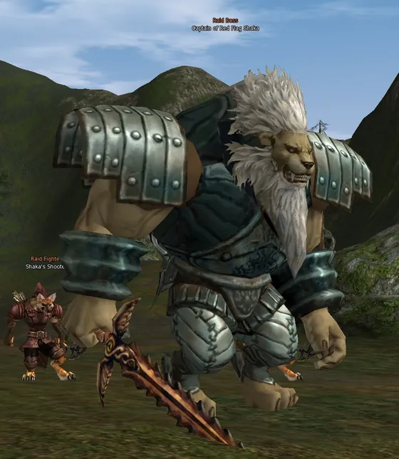 Captain of Red Flag Shaka in Lineage 2 Interlude