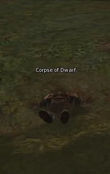 Corpse of Dwarf in Lineage 2 High Five