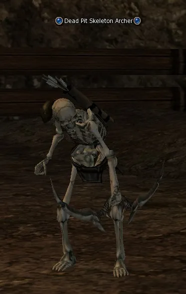 Dead Pit Skeleton Archer in Lineage 2 Interlude