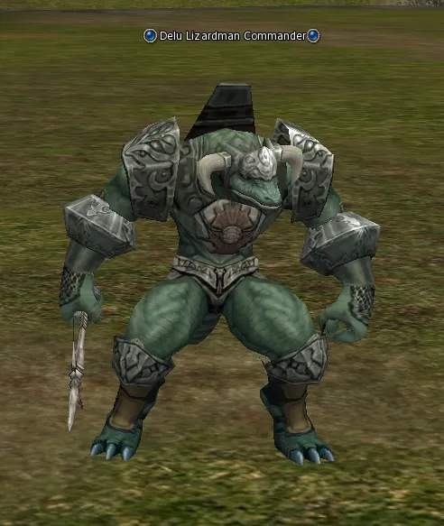 Delu Lizardman Commander in Lineage 2 Interlude