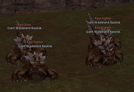 Giant Wasteland Basilisk in Lineage 2 Interlude
