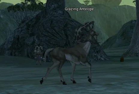 Grazing Antelope in Lineage 2 Interlude