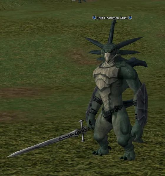 Harit Lizardman Grunt en Lineage 2 Interlude