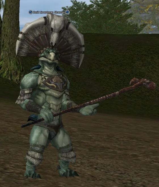 Harit Lizardman Shaman en Lineage 2 Interlude
