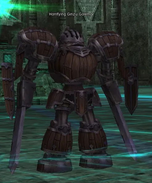 Horrifying Ginzu Golem V in Lineage 2 Interlude