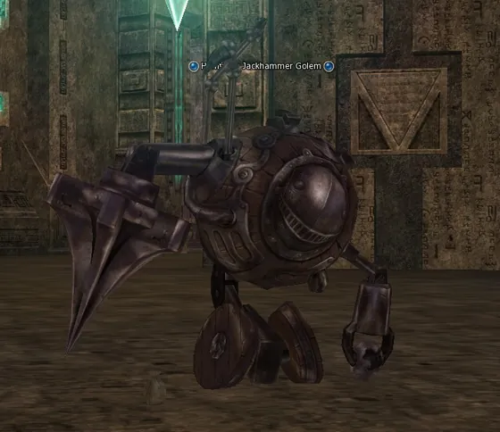 Horrifying Jackhammer Golem in Lineage 2 Interlude