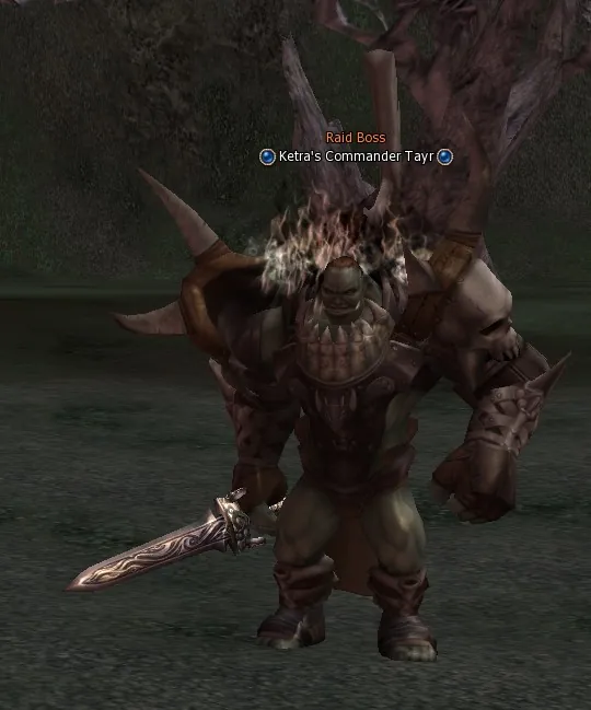 Ketra's Commander Tayr in Lineage 2 Interlude