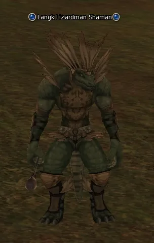 Langk Lizardman Shaman in Lineage 2 Interlude