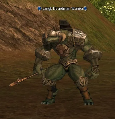 Langk Lizardman Warrior in Lineage 2 Interlude