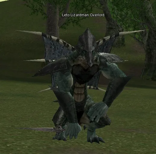 Leto Lizardman Overlord in Lineage 2 Interlude