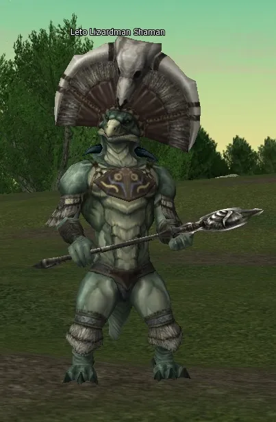 Leto Lizardman Shaman in Lineage 2 Interlude