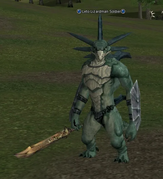 Leto Lizardman Soldier in Lineage 2 Interlude