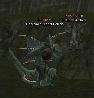 Lizardmen Leader Hellion in Lineage 2 High Five