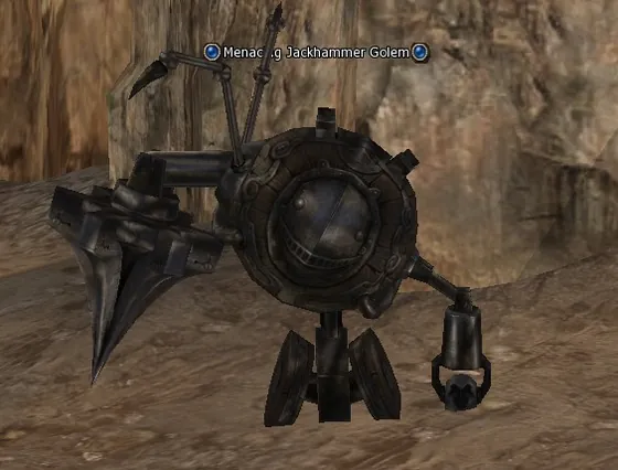 Menacing Jackhammer Golem in Lineage 2 Interlude