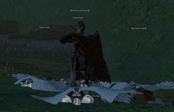 Mysterious Dark Knight in Lineage 2 High Five
