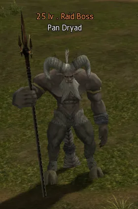 Pan Dryad in Lineage 2 Interlude