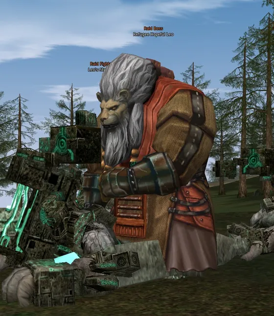 Refugee Hopeful Leo in Lineage 2 Interlude