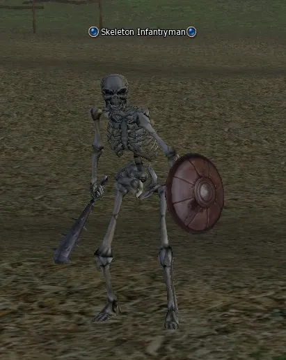 Skeleton Infantryman in Lineage 2 Interlude