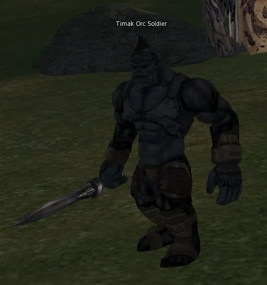Timak Orc Soldier in Lineage 2 Interlude