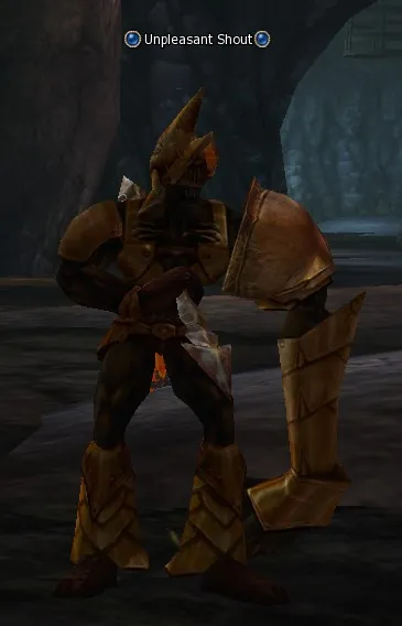 Unpleasant Shout in Lineage 2 Interlude