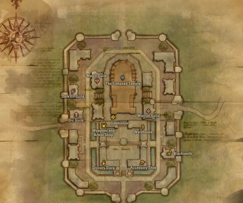 Where to find Warehouse Freightman Romp: map of Town of Aden
