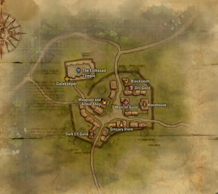Dónde encontrar a Gandi Chief Chianta: mapa de Town of Dion