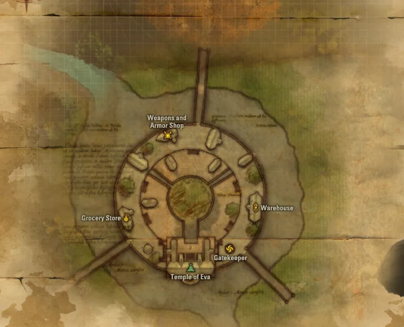 Where to find Hierarch Asterios: map of Elven Village