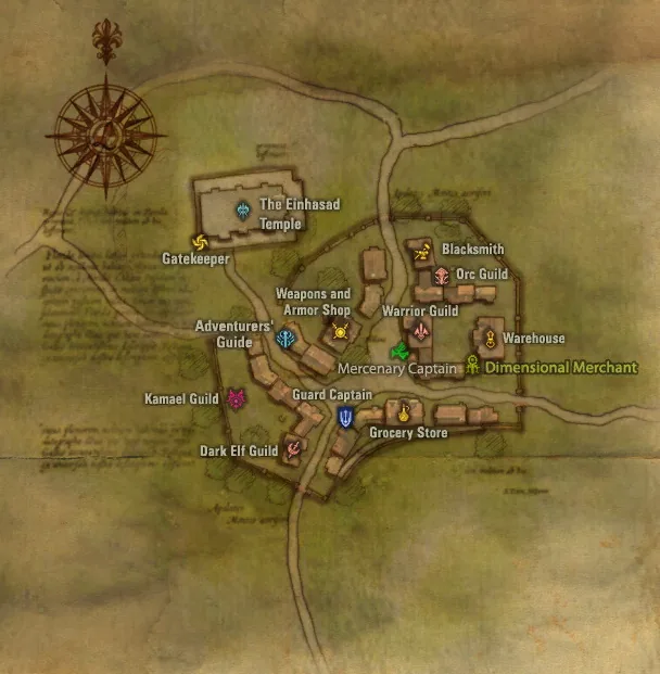 Dónde encontrar a Lanosco: mapa de Town of Dion