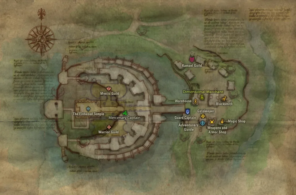 Where to find Grand Magister Valdis: map of Rune Township